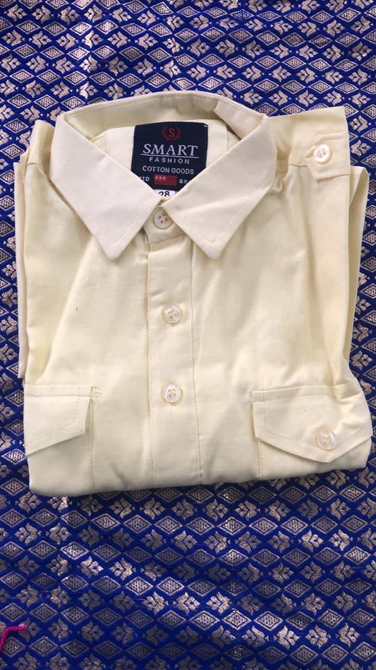 Kurta pajama Light Lemon (Kids)