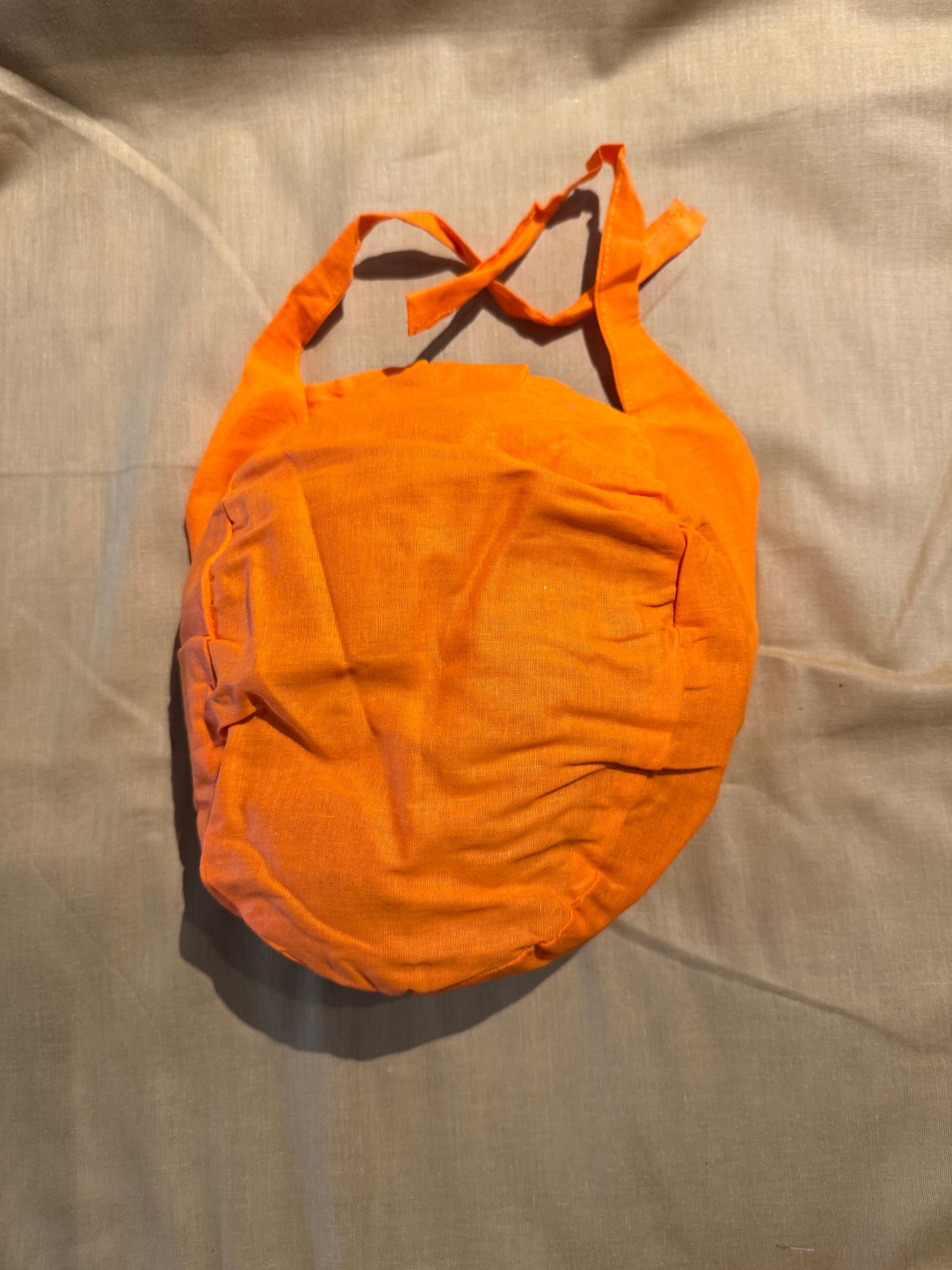 Cotton Round patka Orange - 2 strings