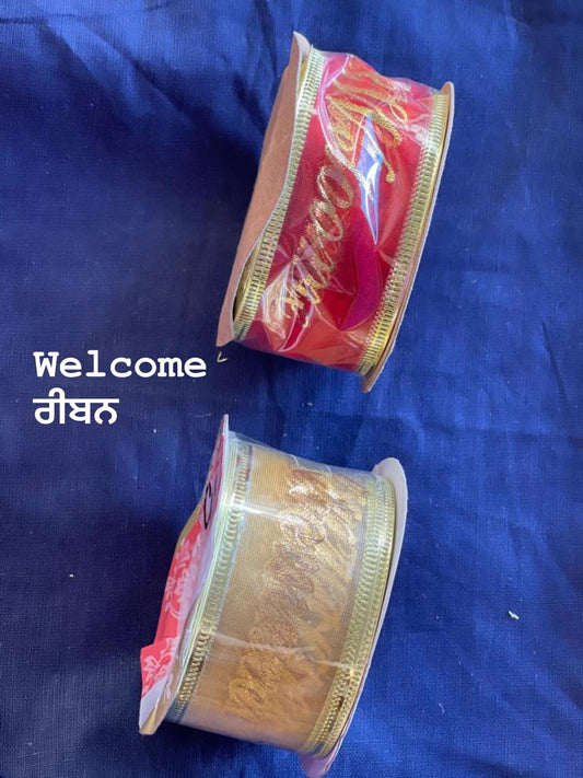 Welcome Ribbon