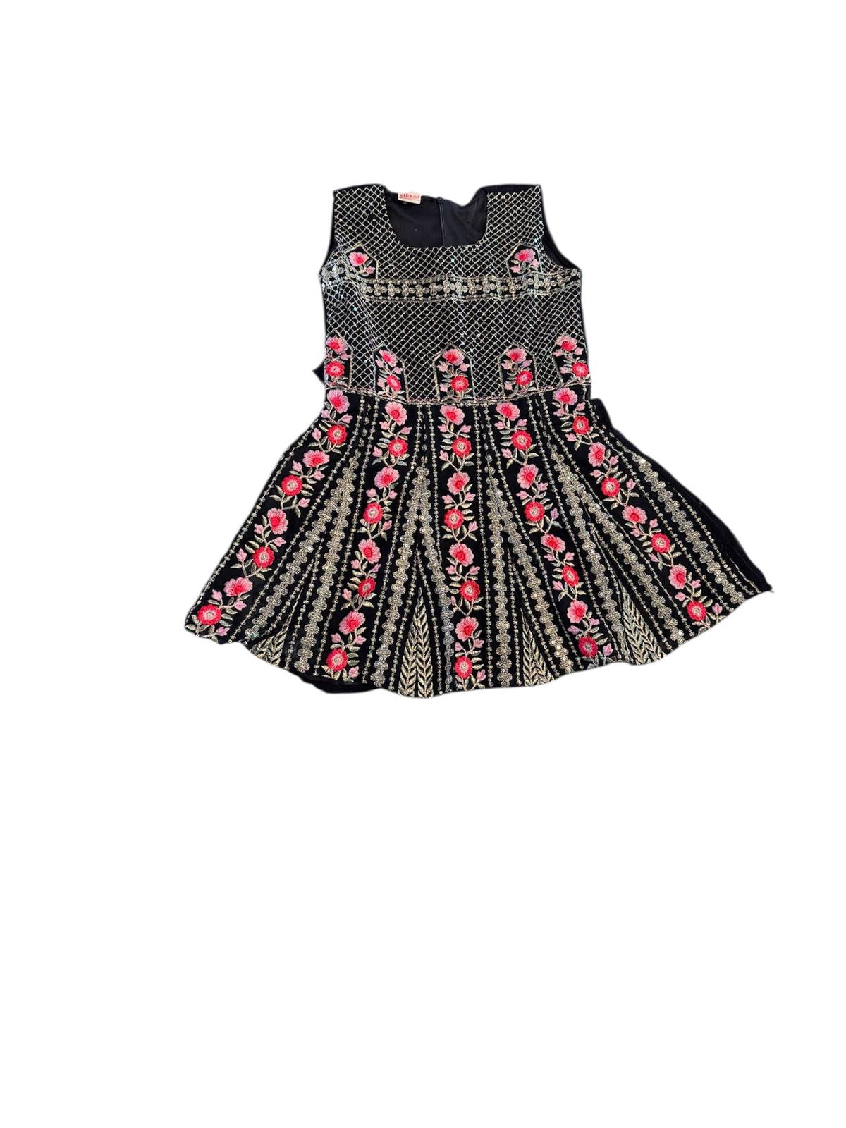 Kids Plazo Suit 3 Navy color