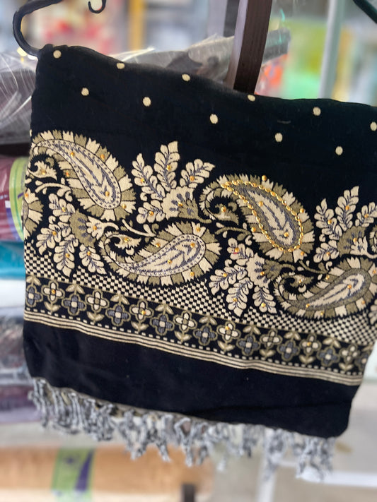 Black self design with Handwork(1)
