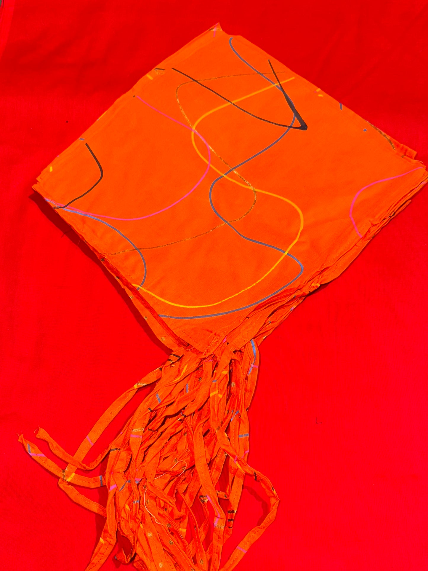 Designer Patka ( Orange 3 )