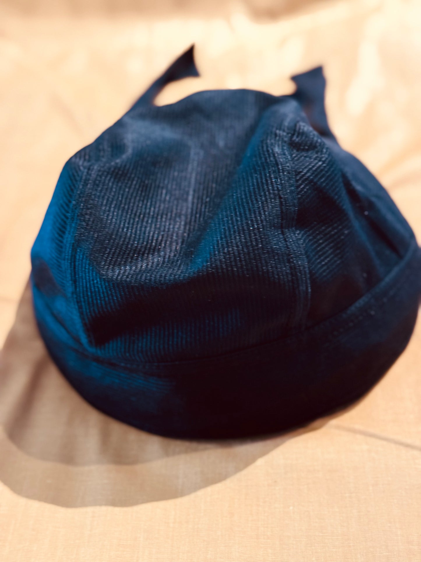 Denim Round patka ( Black)