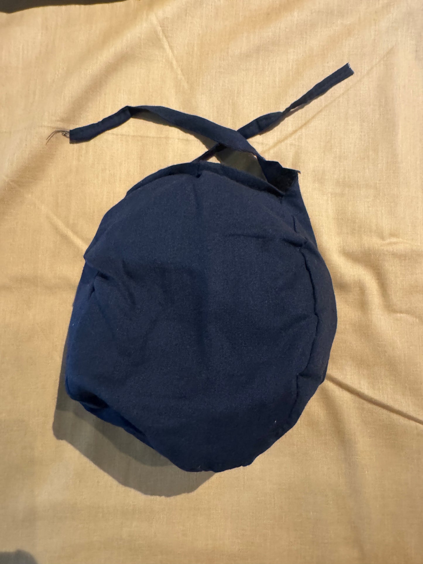 Round patka with Khanda( cotton) Black - 2 strings