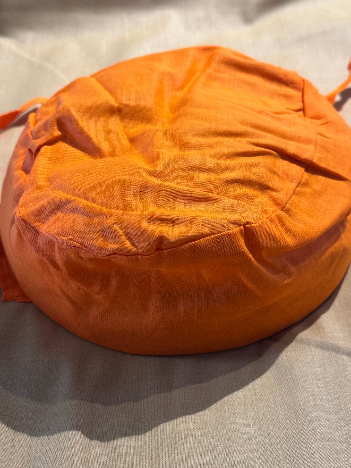 Cotton Round patka Orange - 2 strings