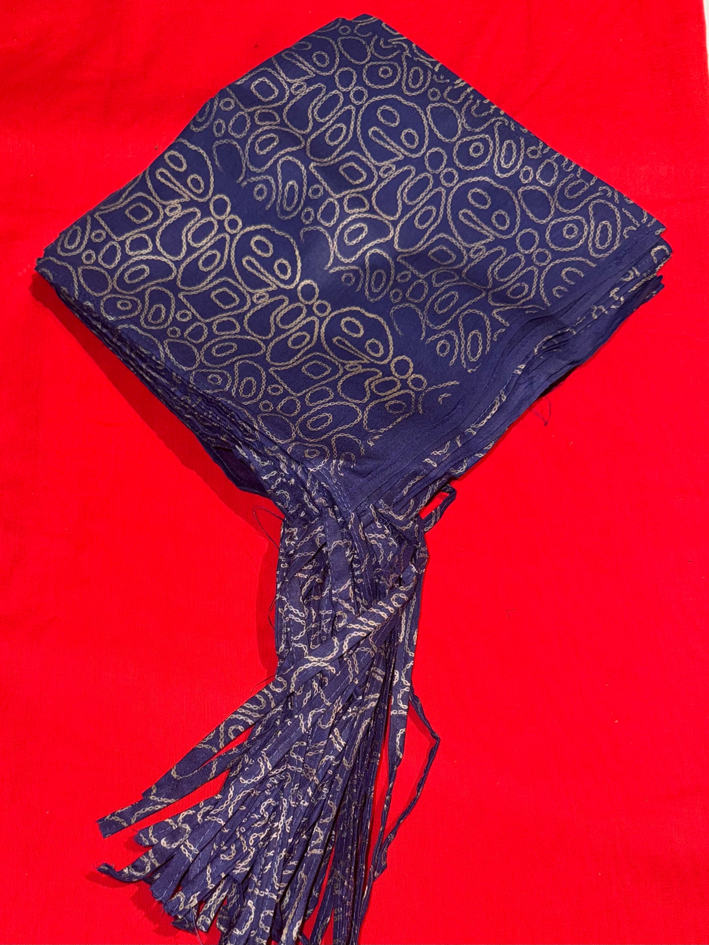 Designer Patka ( Navy Blue )