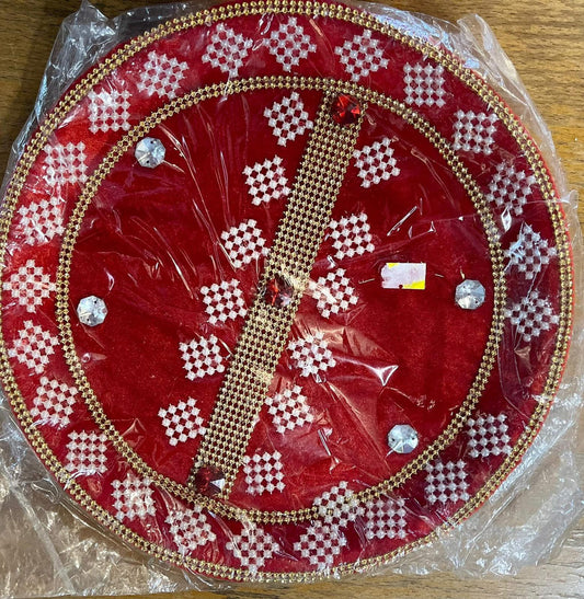 Designed plate for marriage