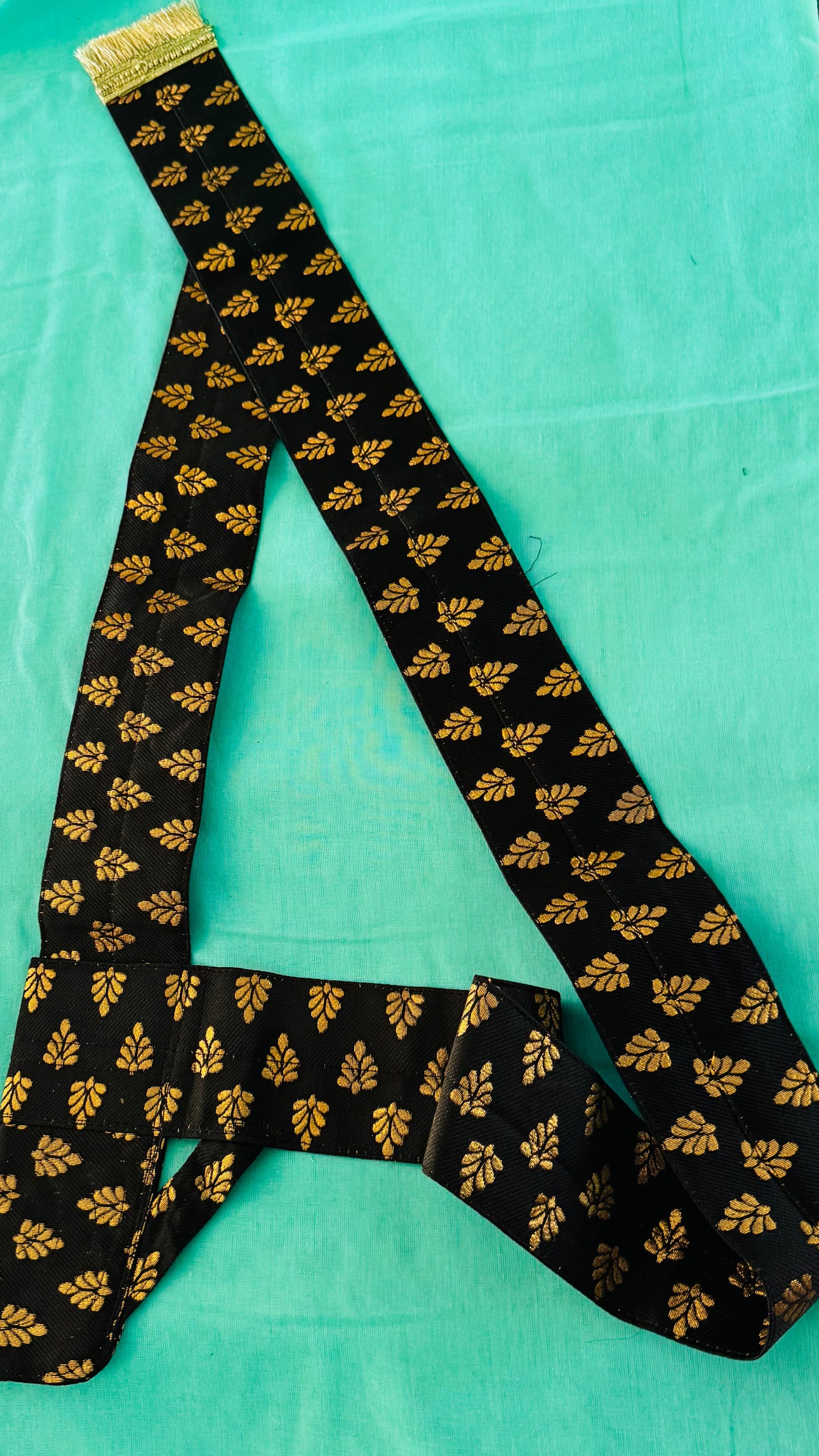 Hajoori Gatra Black For 3feet Siri sahib
