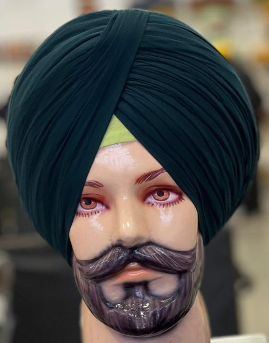 Bottle green / moongia (Turban)