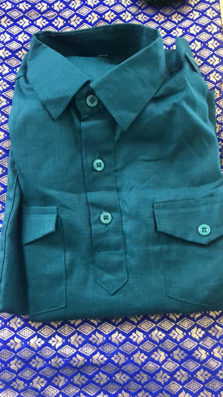 Kurta pajama Dark Green Kids