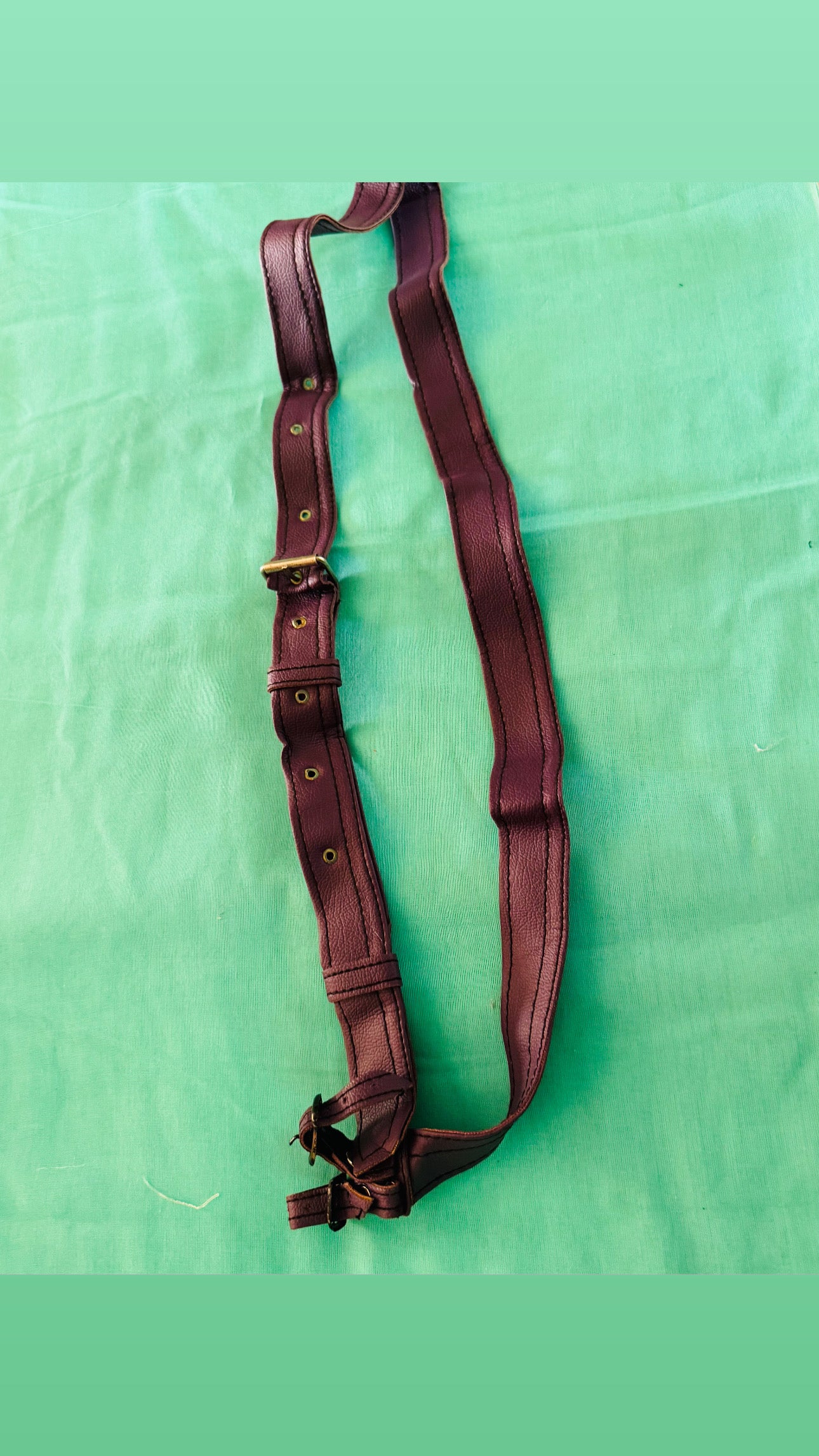 Adjustable Gatra violet Brown Raxion (1 inch wide )