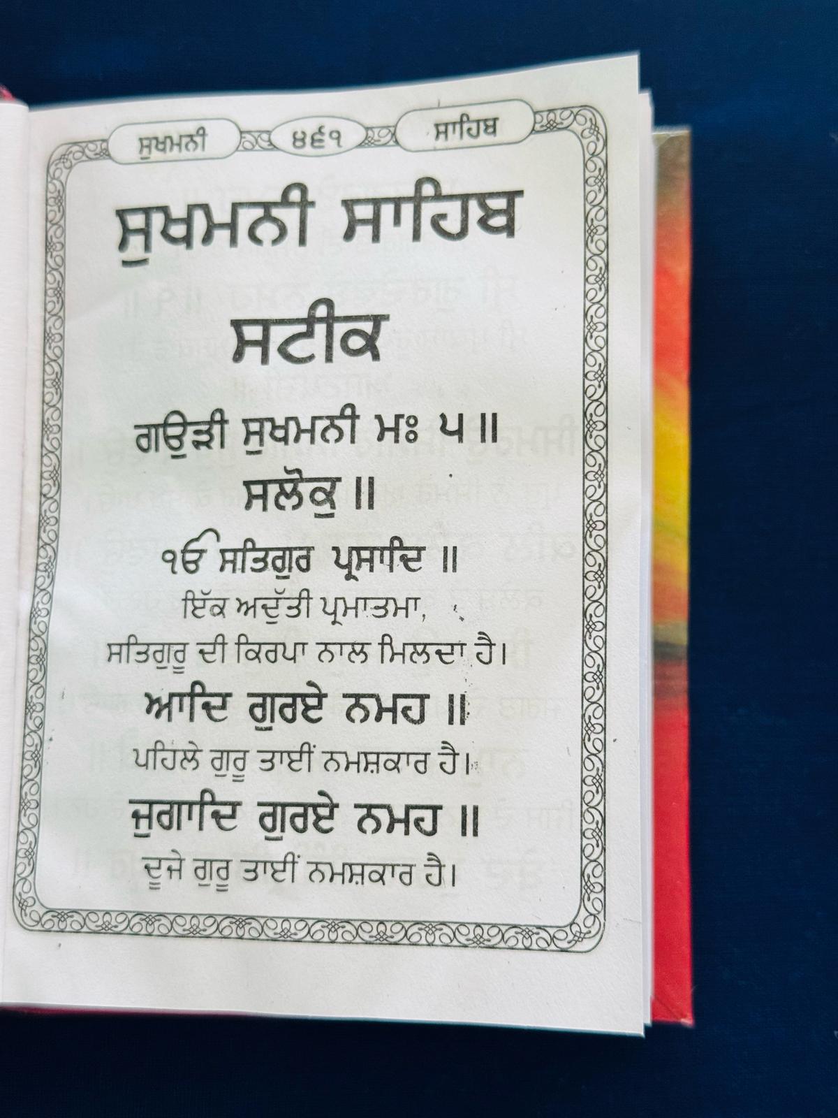 Sukhmani Sahib Steek