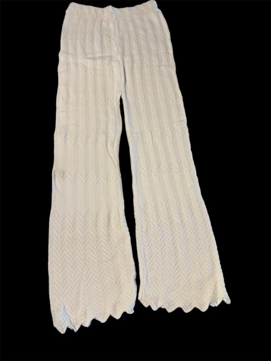Woollen Plazo White