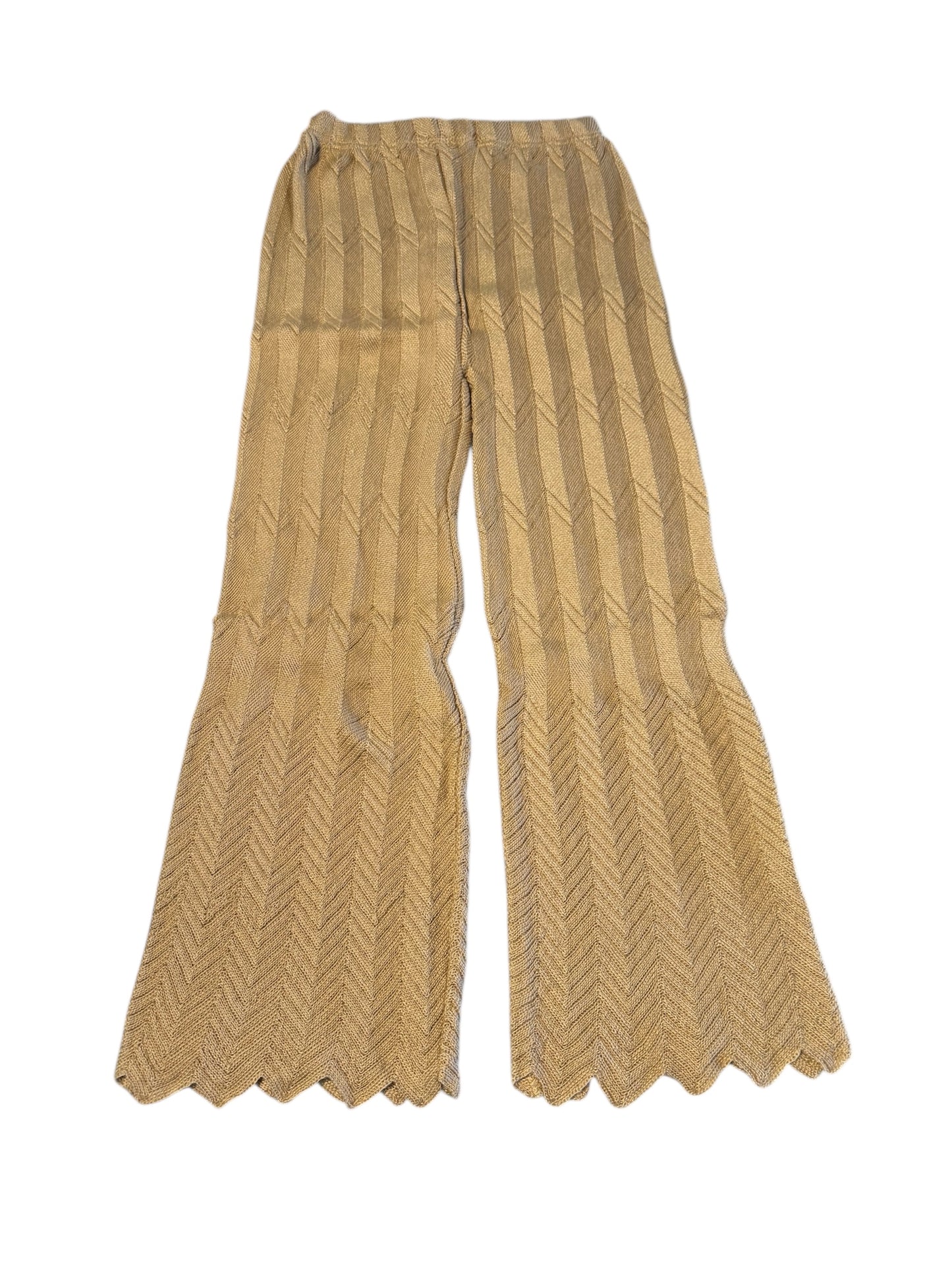 Woollen Plazo Dark Beige