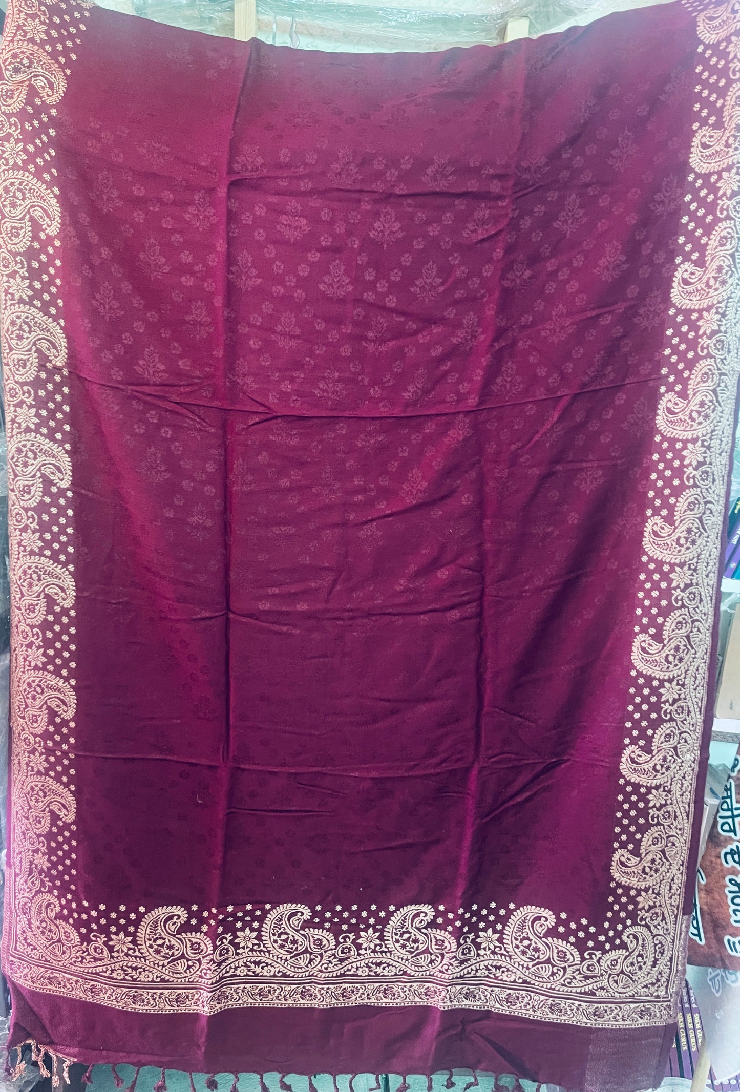 Dark wine self deign with border(10)