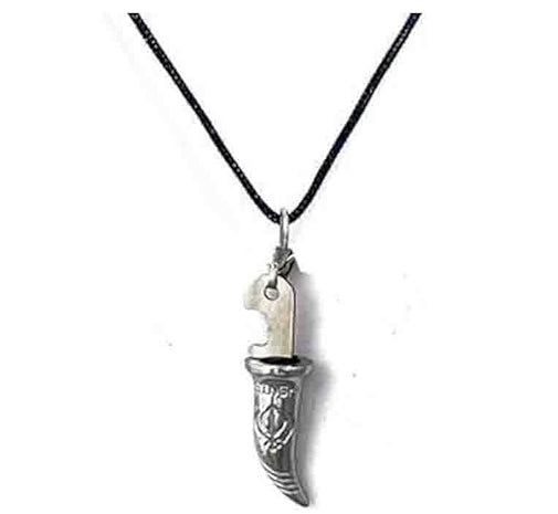 Khanda Kirpan Car Hanging With Siri Sahib Design