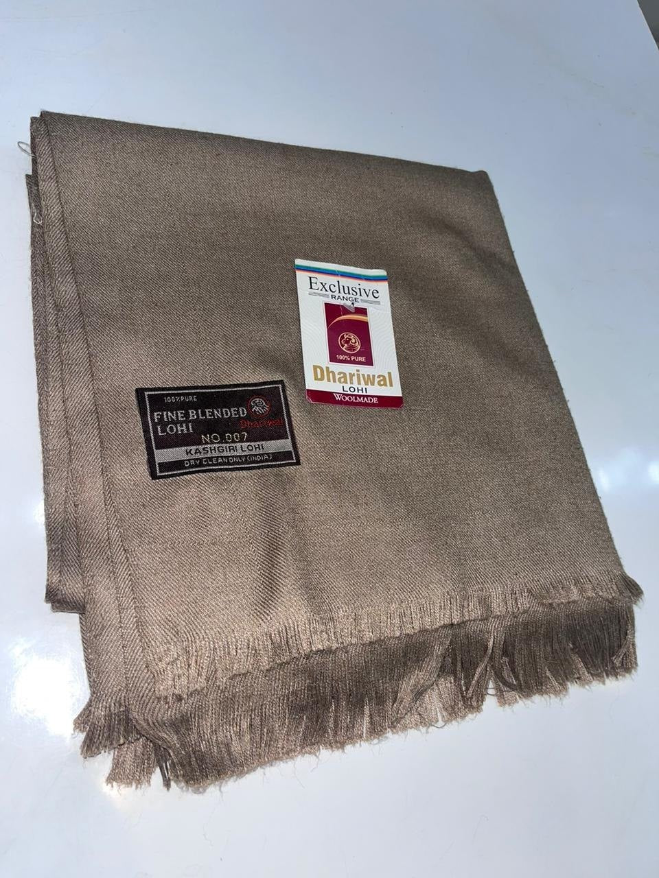 Lohi / men shawl Light Brown