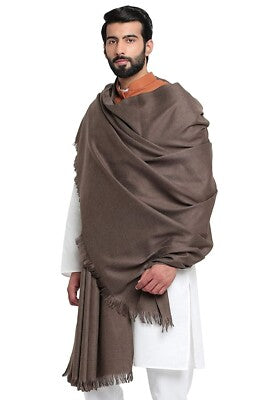 Lohi / men shawl Black Dark Grey