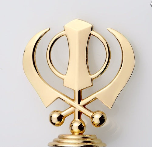 Golden Khanda For Car Dash Board