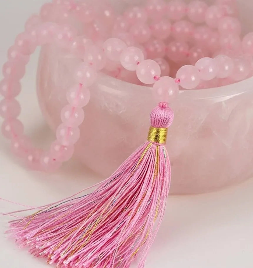 Pink maala 108
