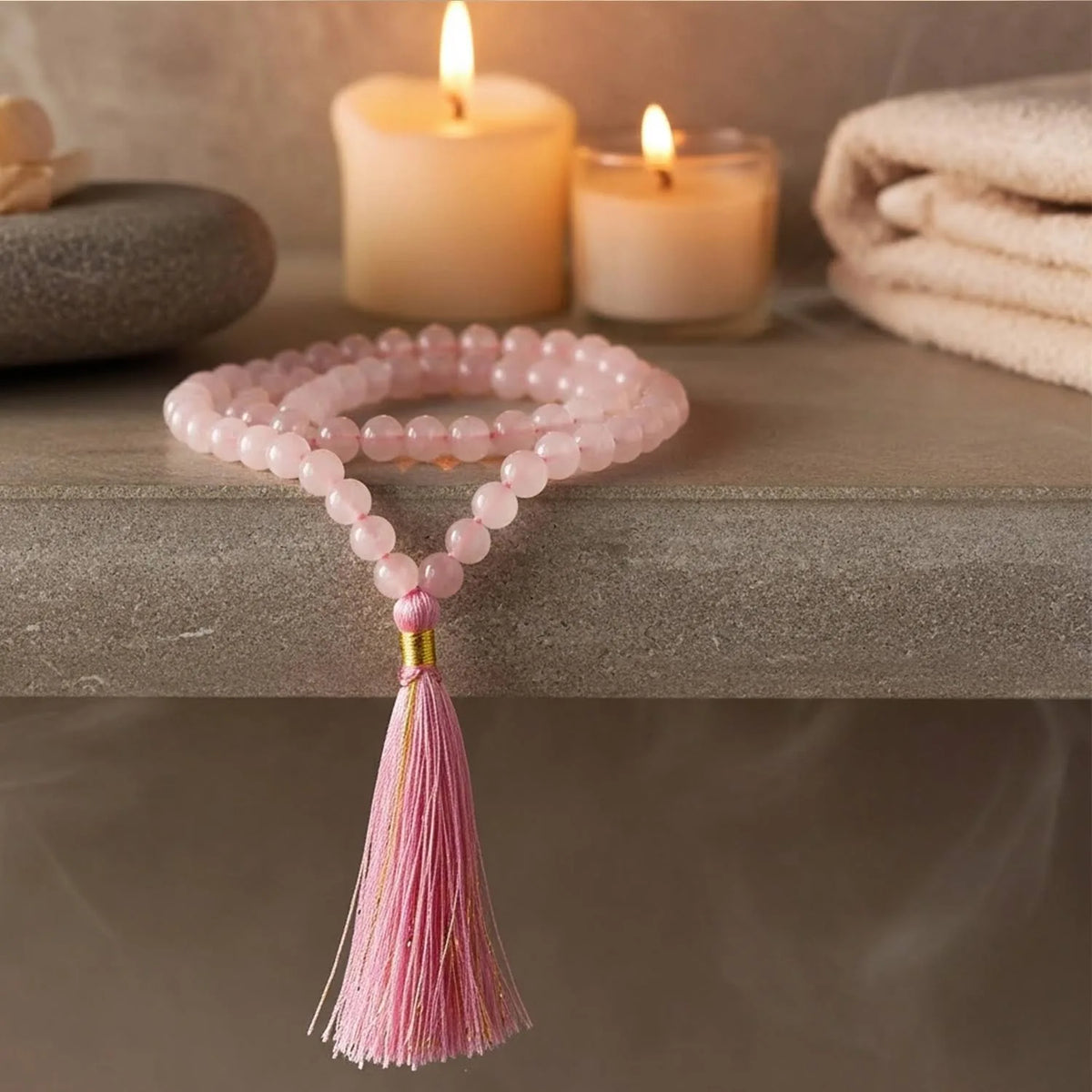 Pink maala 108