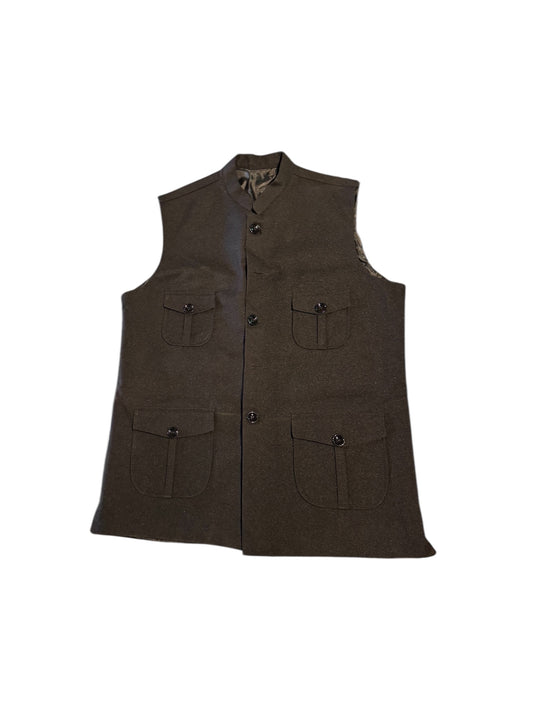 Vest Or Sleeveless Jacket ( Black )