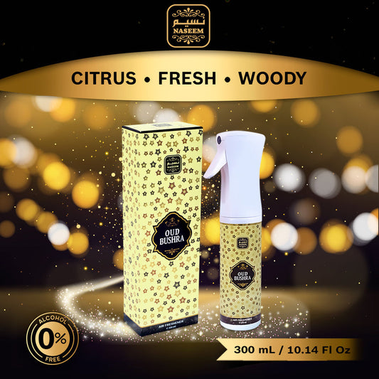Oud Bushra Air Freshner ( Alcohol Free) Naseem